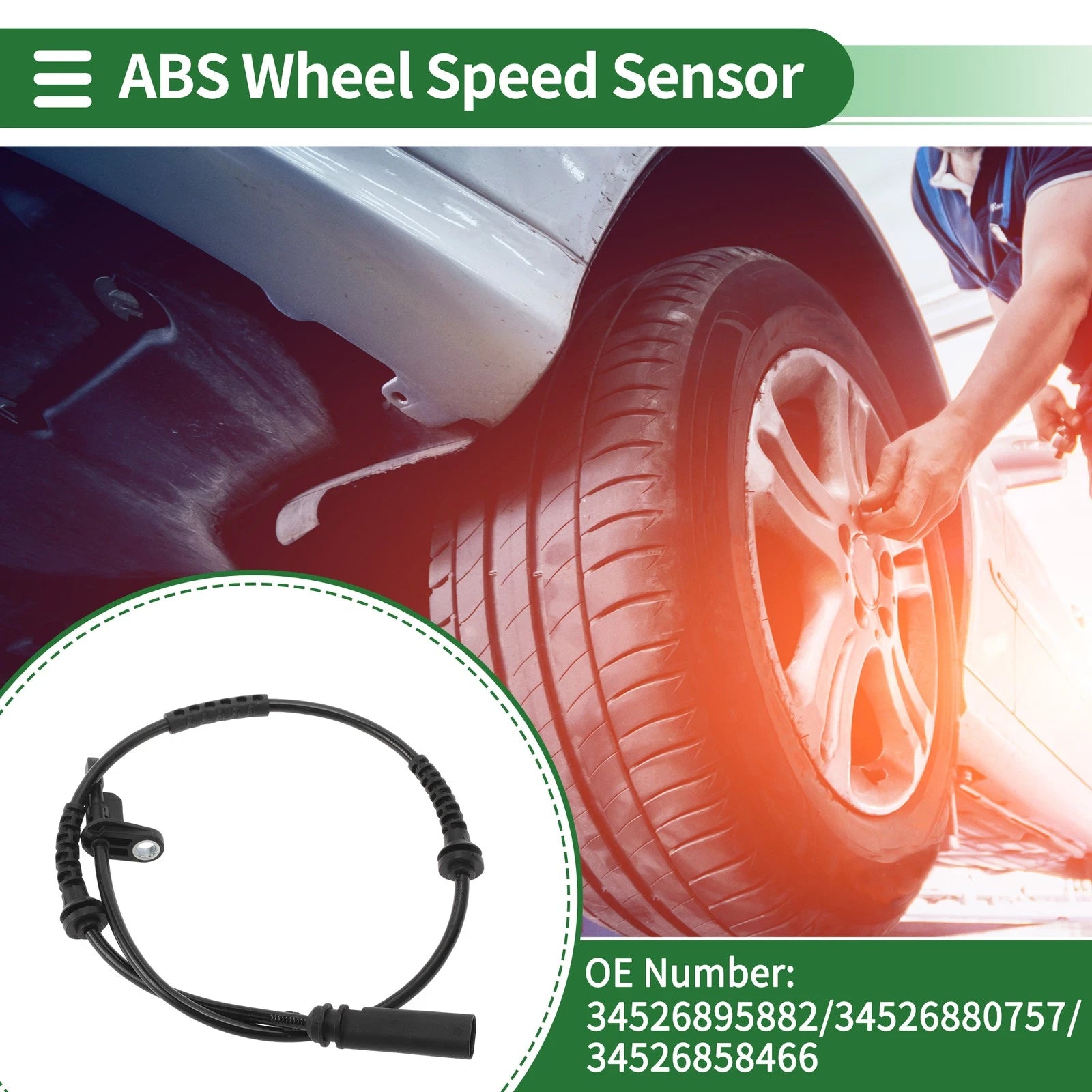 ABS Wheel Speed Sensor No. 34526895882 for BMW Mini Cooper (2014–2020)