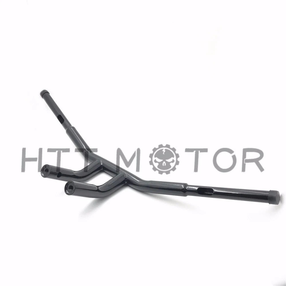 1-1/4" Flat Black 6" T-Bar Handlebars for Harley FLHR/FLHRC (2003–2013)