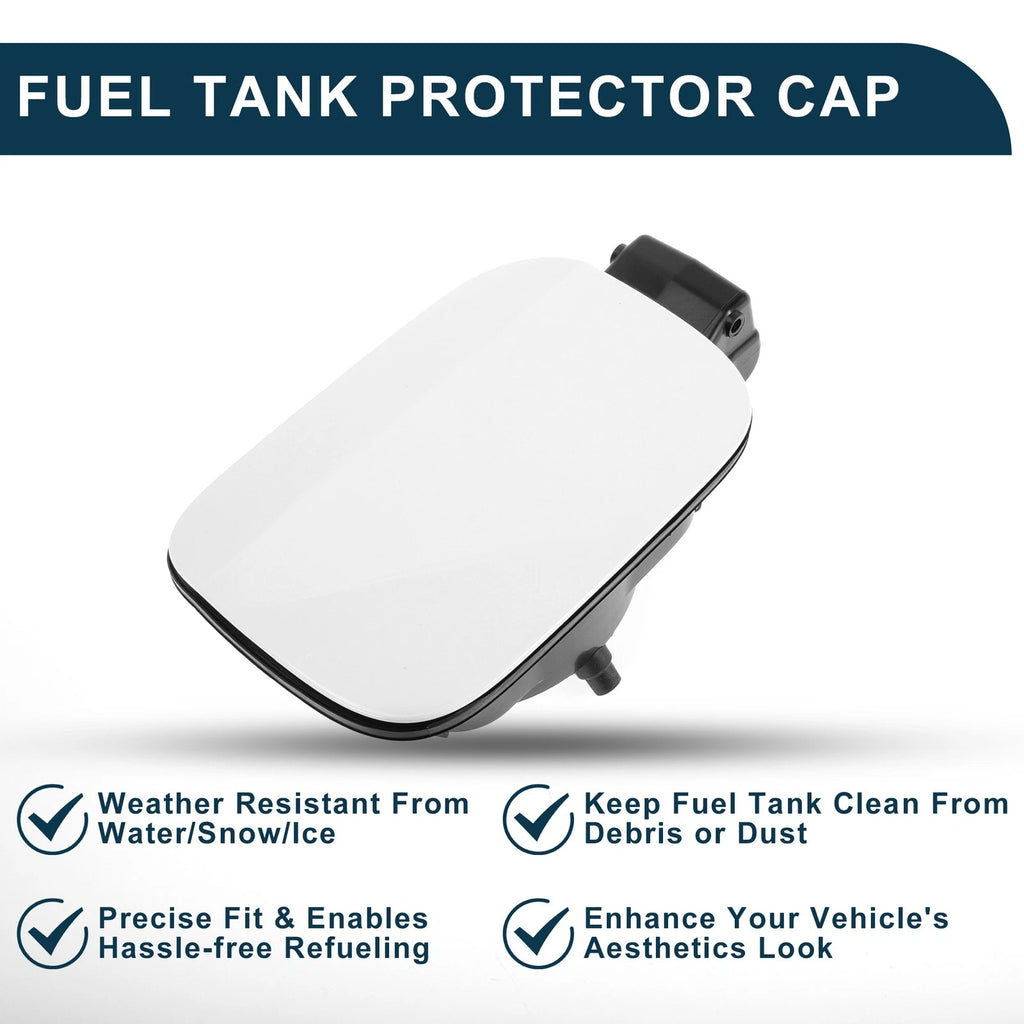 Fuel Tank Door Cap for Volkswagen Jetta (2012–2018) - White Filler Flap Cover