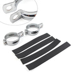 Pair Turn Signal Light Mount Bracket for Motorcycle Front Fork (42-51MM)