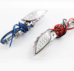 2X 8mm/10mm LED Turn Signal Light Indicators for Motorcycle