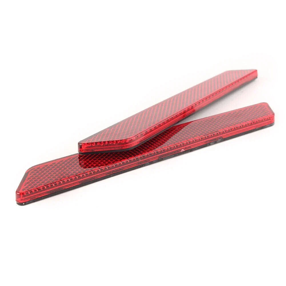 Reflector Saddle Bag Latch Cover RED for Harley Touring Road King Glide (2009-2023)