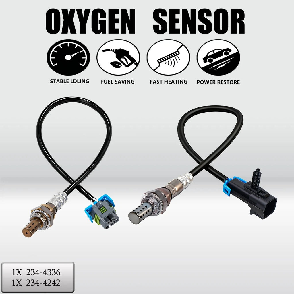 2X O2 Oxygen Sensor for Chevrolet Equinox Malibu (2010–2017) 234-9006, 234-9007