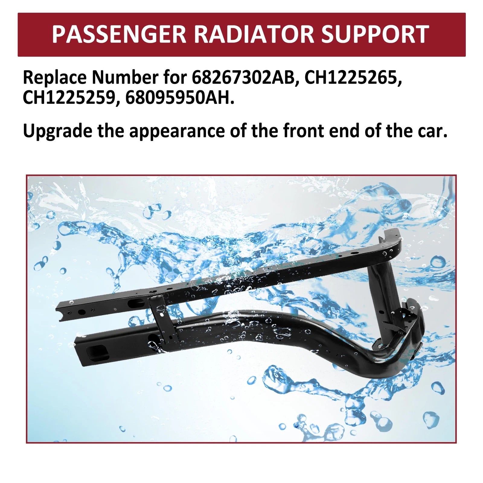 Radiator Support Rail for Ram 1500 (2011–2018) Right Side
