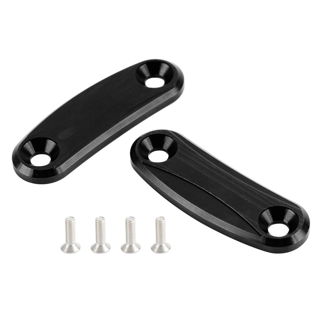 Aluminum Rear View Mirror Hole Caps for Kawasaki ZX10R (2011–2015)