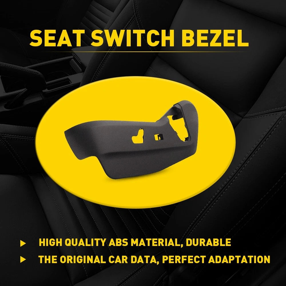 Driver Seat Switch Bezel for Dodge Grand Caravan (2011–2019) Black