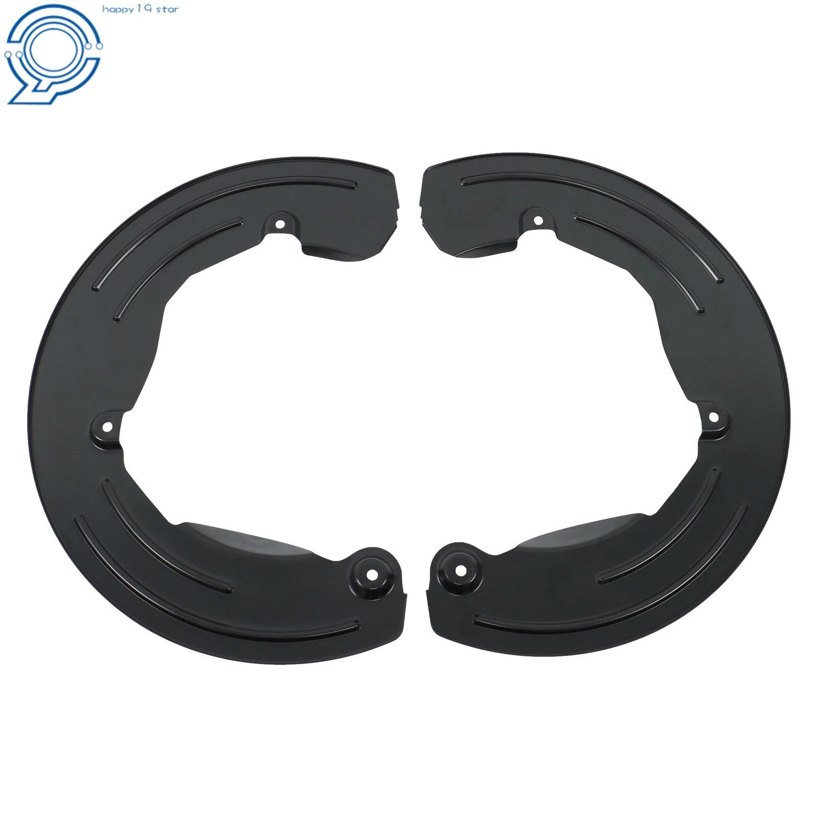 Set of 2 Brake Splash Shields for Dodge Ram 2500 3500 (2009–2024)