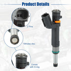 Set of 4 Fuel Injector Nozzles for Nissan Versa 1.6 (2012–2016) No.16600-1KT0A