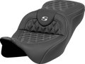 SADDLEMEN Roadsofa Seat for Harley FL (w/o Backrest)