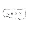Valve Rocker Cover Gaskets for Hyundai Santa Fe CM 2.2L (2006-2009)