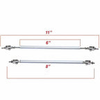 2Pcs Front Bumper Support Rod Diffuser Bars for Honda Civic (2007-2011)