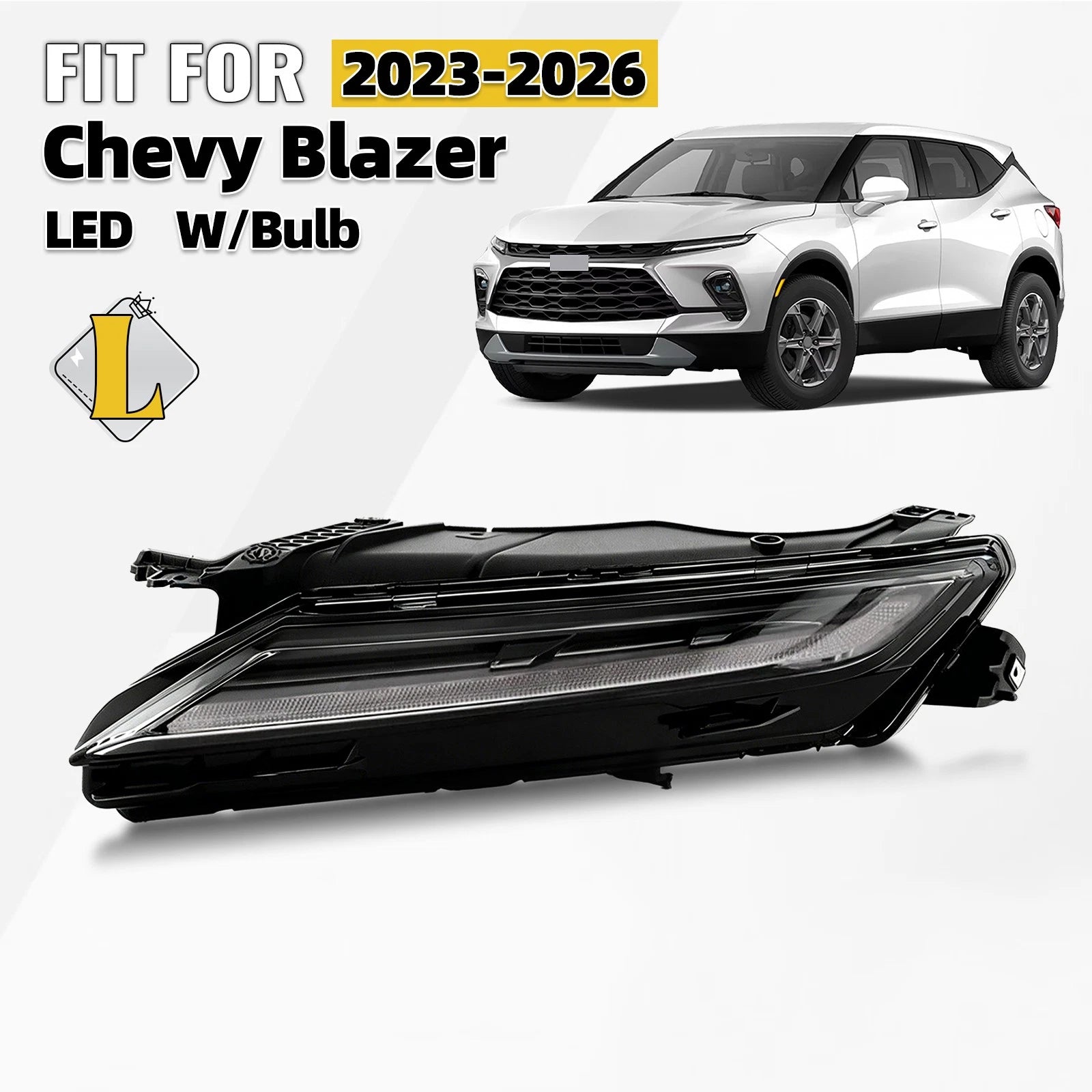 LED DRL Daytime Running Light Signal Lamp for Chevy Blazer (2023–2026)