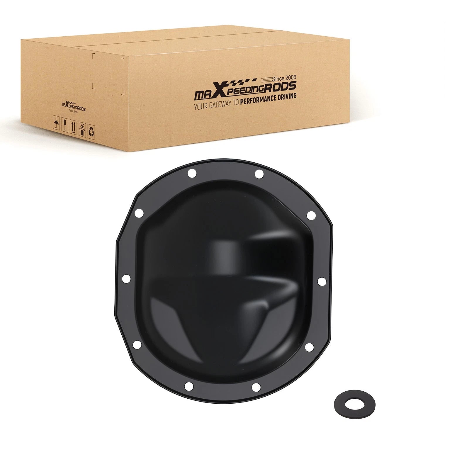 Black Rear Differential Cover for Ford Ranger L4 2.3L (2001–2011) 697-710
