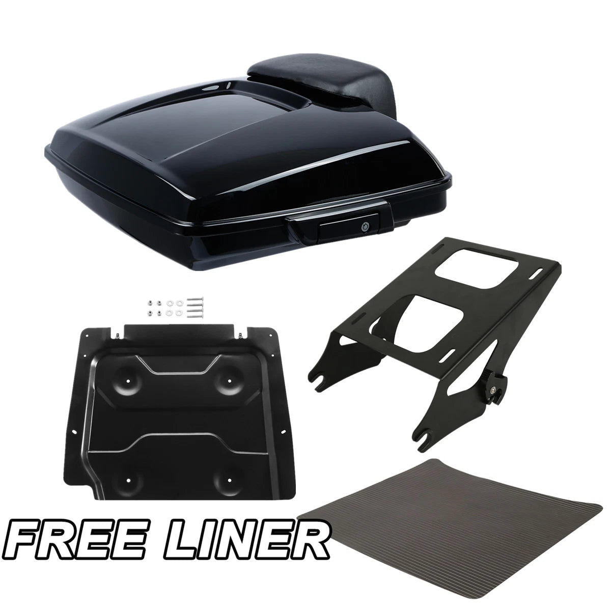 Trunk Pad Mount Rack Base Plate for Harley Touring Models (2014–2023)