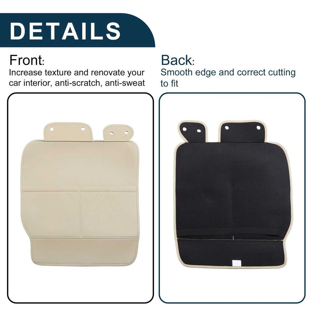 2X Car Door Anti Kick Pad Sticker for Toyota Vellfire Alphard (2015–2020) Beige