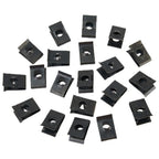 20pcs Metal U-Type Clips for Car Truck Van SUV Bumper Fender Trim Panel