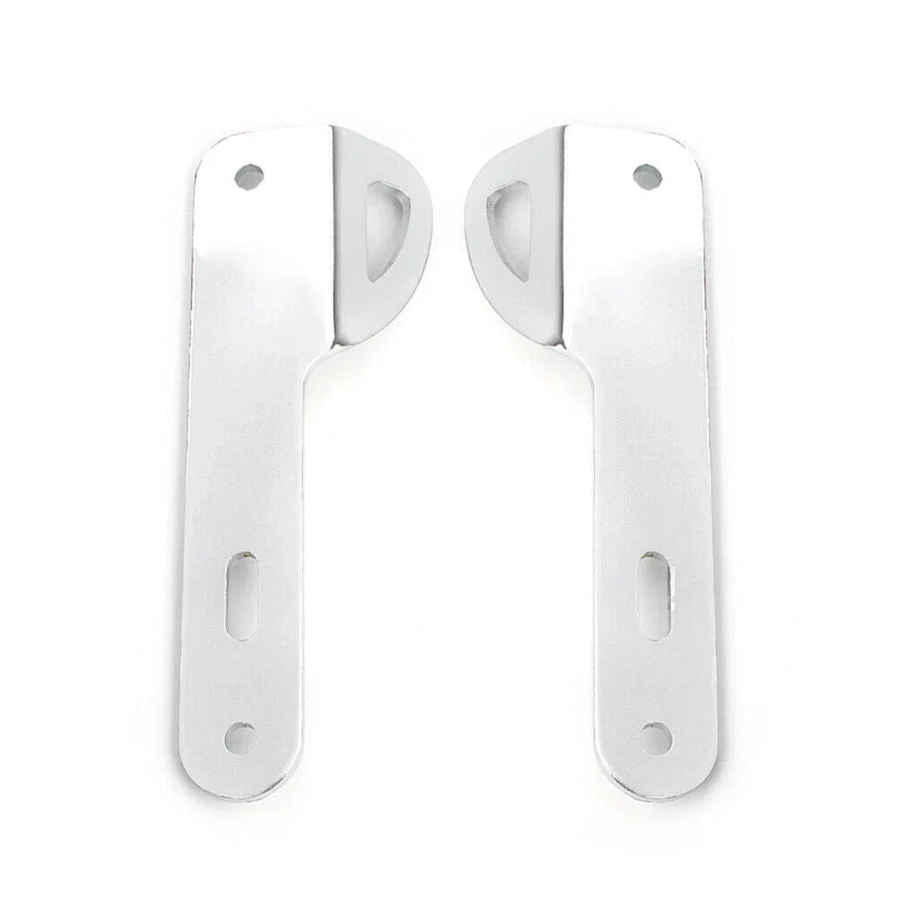 Chrome Trailer Hook Tie-Down Brackets for Harley Touring