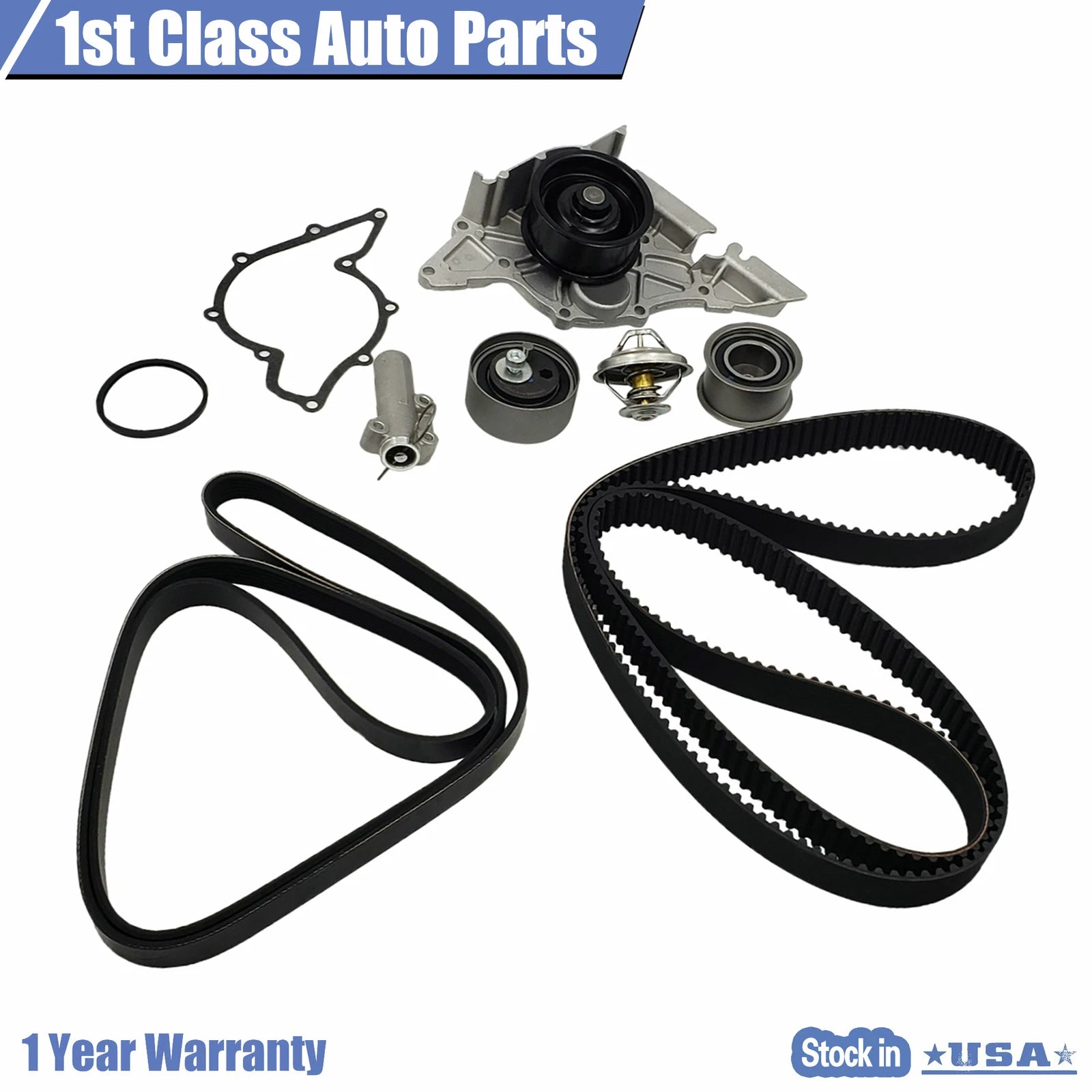 Timing Belt Set with Water Pump for VW Passat Audi A4 (1998–2005)