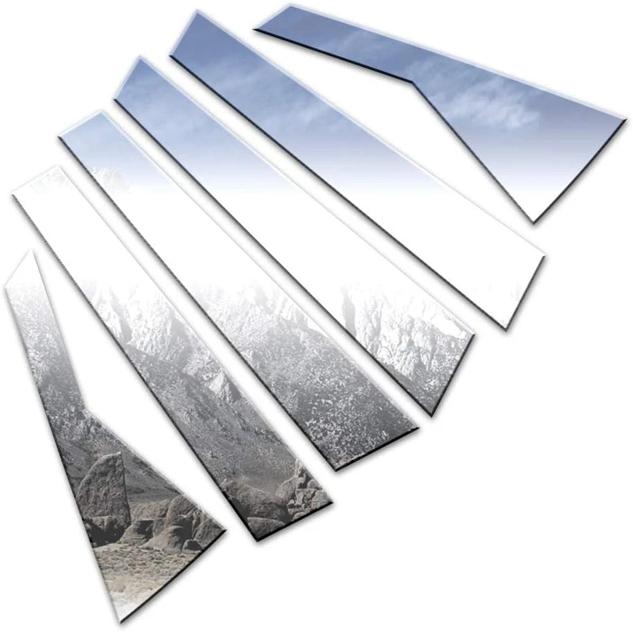 Luxury Chrome Pillar Post Trim 6pc for Honda Crosstour (2010–2015)