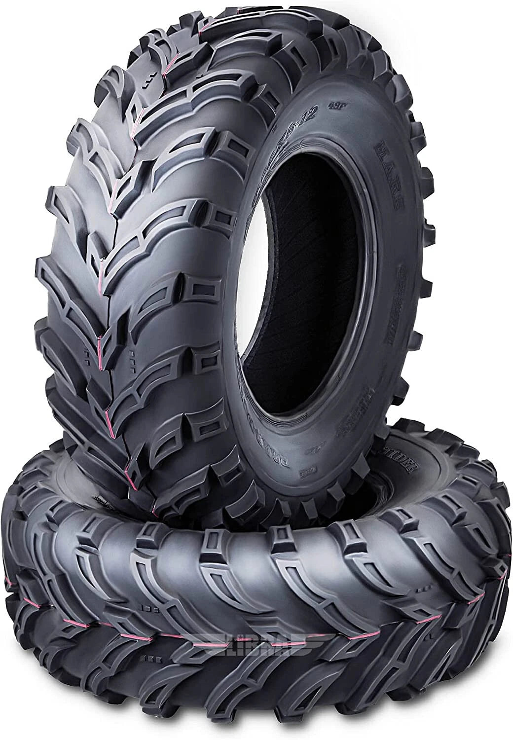 Set of 2 UTV ATV Tires 25x8-12 25x8.00-12 6PR 10272