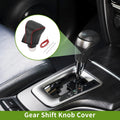 1 Pcs Gear Shift Knob Cover for Lexus ES300h (2018–2023) Black Carbon Fiber Red