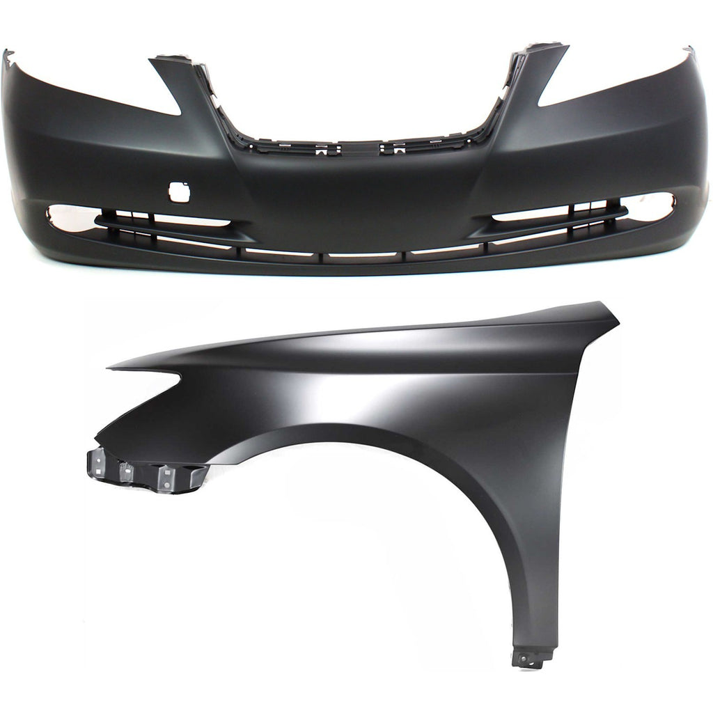 Bumper Cover Kit for Lexus ES350 (2007–2009) Front 2-Piece