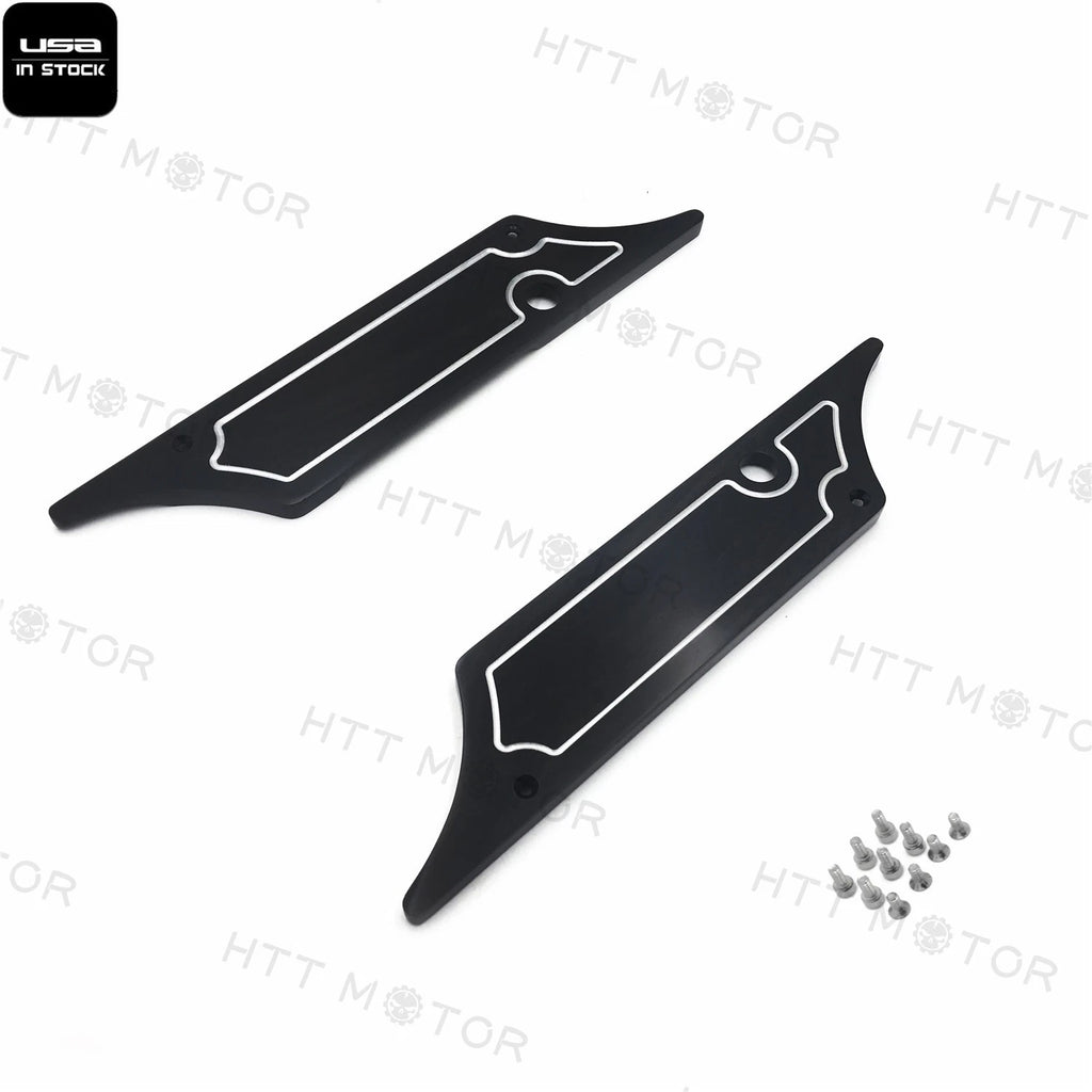 Billet Aluminum Saddlebag Latch Cover for Harley Touring (1993–2013)