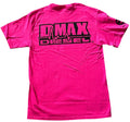 DMAX Diesel T-Shirt for DMAX (2010–2023) - Hot Pink, Black Logo, XL