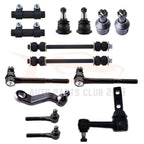 Set of 4 Suspension Tie Rod Ball Joints for Dodge Ram 3500 (1994–1999)