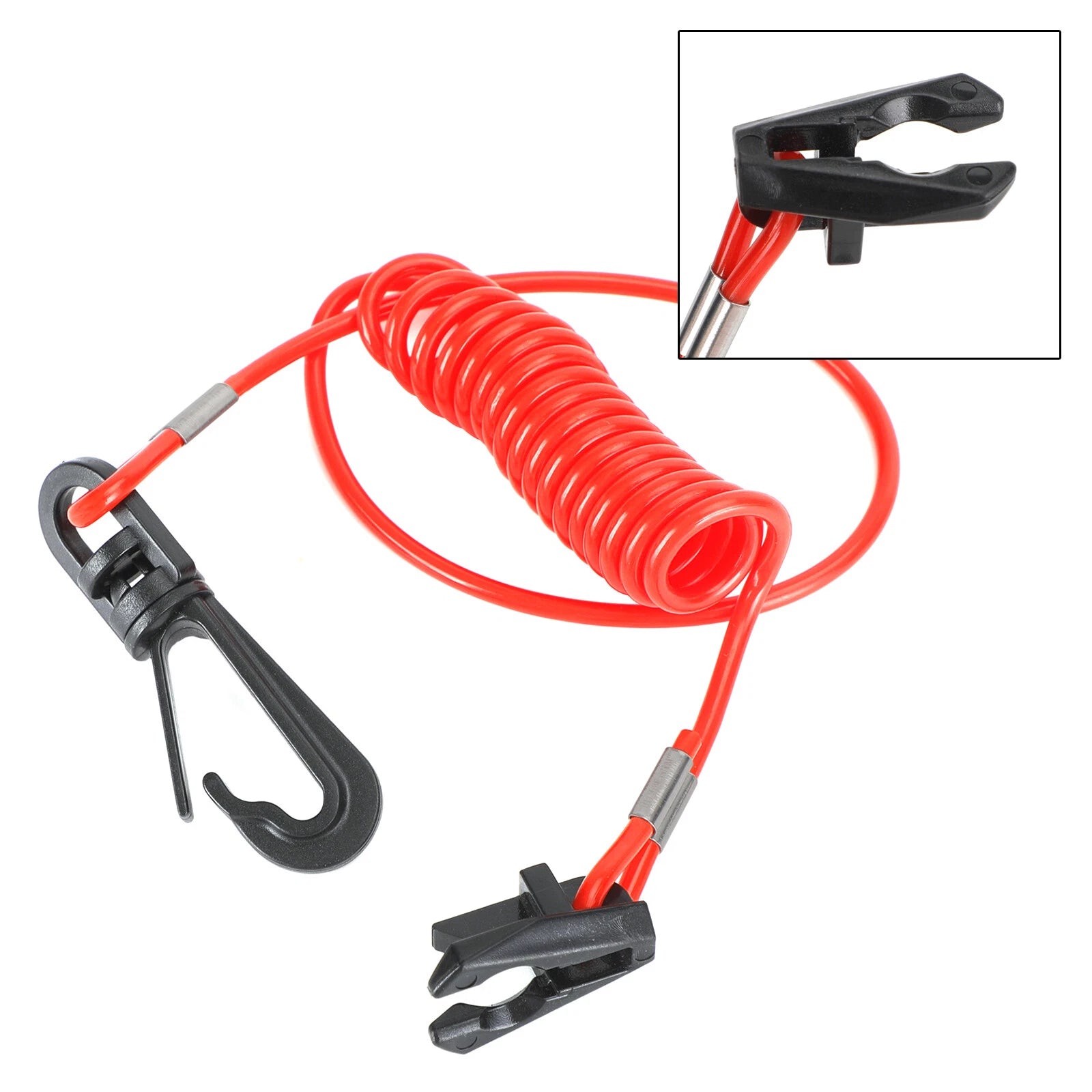 Stop Switch Clip & Lanyard for Johnson Evinrude (0432230)