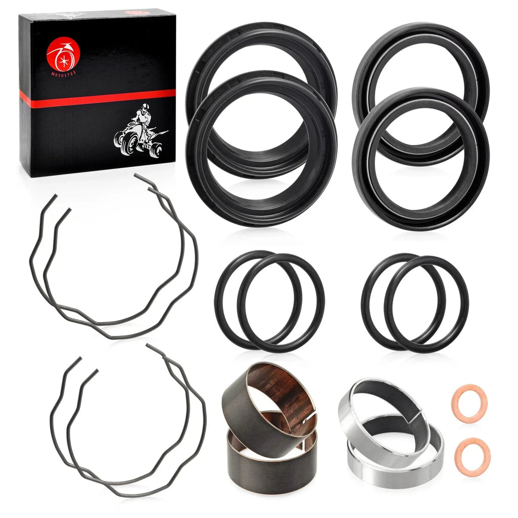Fork Bushing Dust Oil Seal for Yamaha V-Star 650 XVS650 (1998–2016)