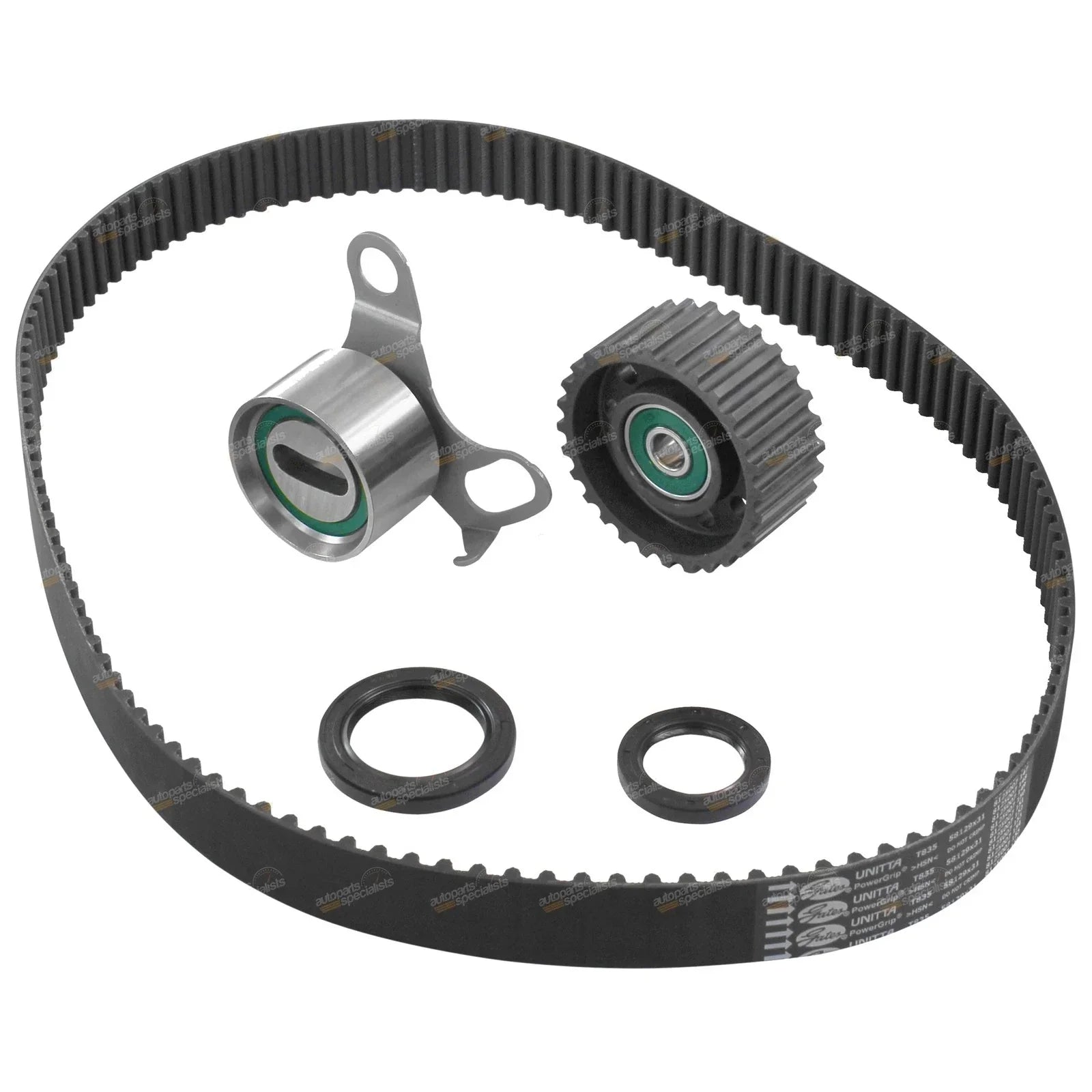 Timing Belt & Tensioner Bundera LJ70 2.4L Turbo Diesel 2L-T (1991–1991)