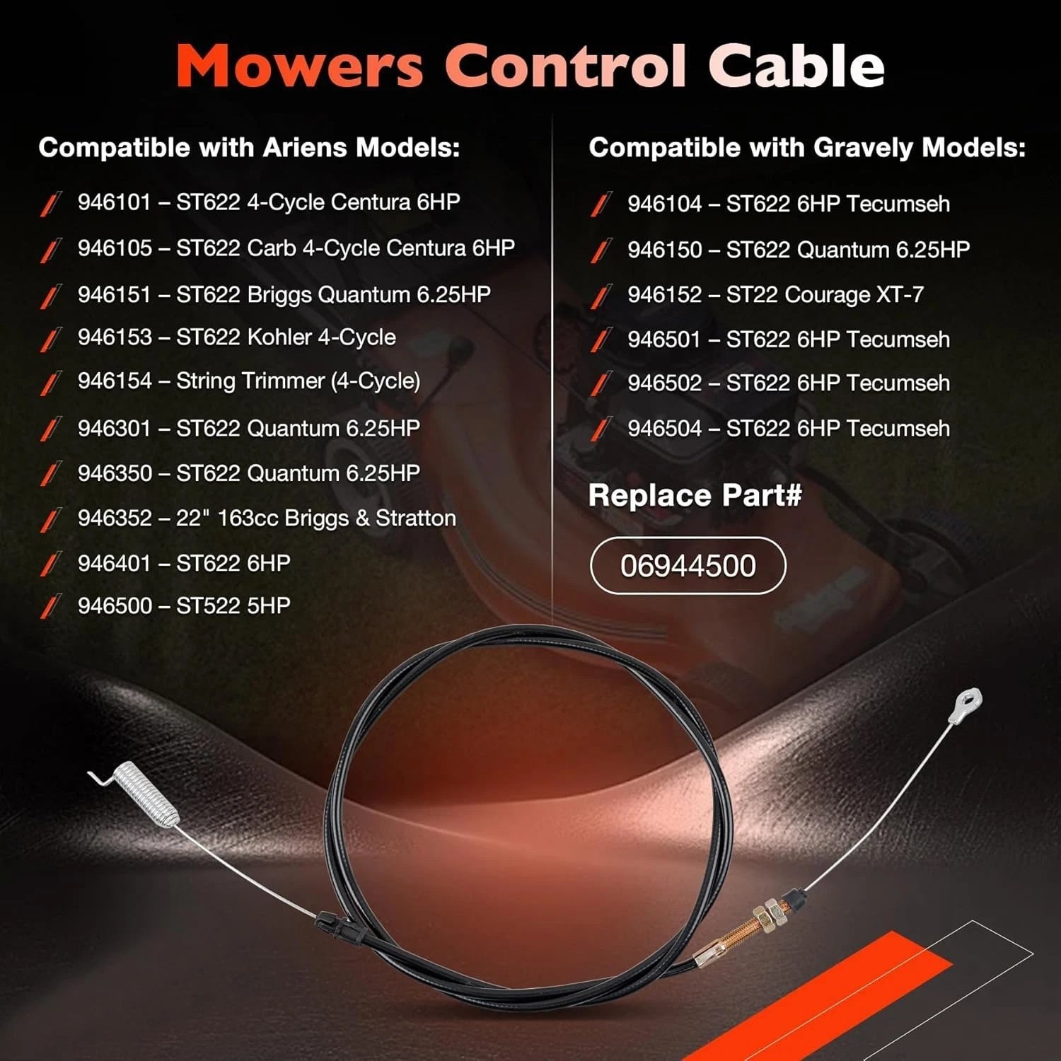 Control Cable for Ariens Gravely ST622 ST522 ST22