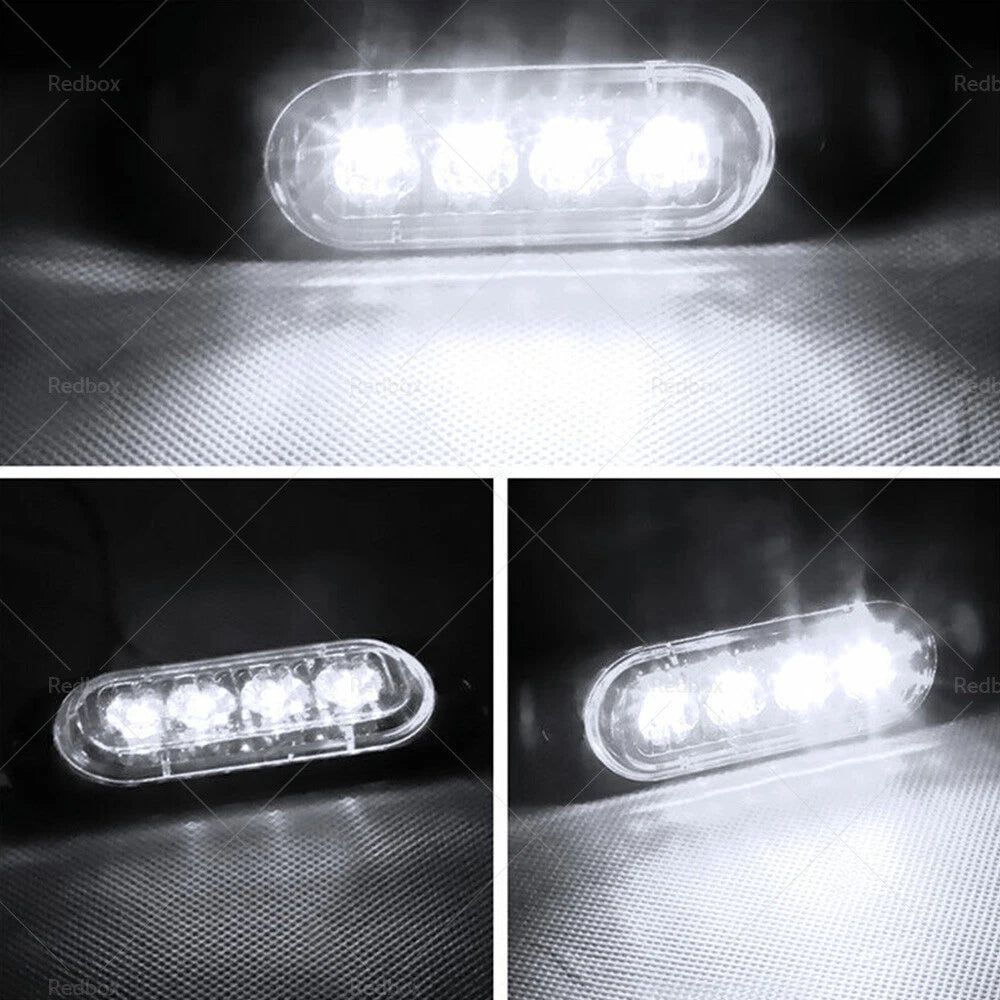 4X LED Clearance Light Side Marker for Truck Trailer Caravan