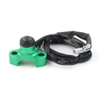 CNC Engine Stop Start Kill Switch Button for Dirt Bike Quad ATV Green