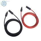 1 Pair 10 Feet Solar Panel Extension Cable 12 AWG for Various Models