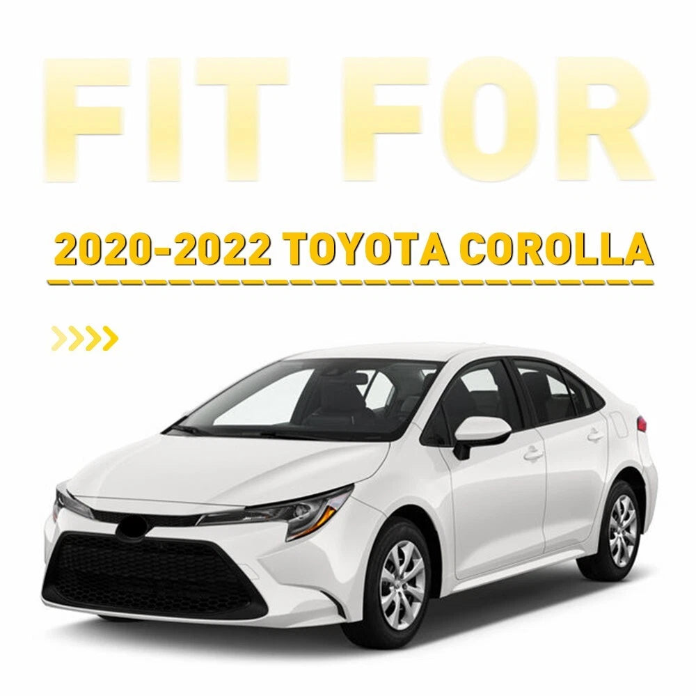 2X Front Windshield Wiper Side Cowl Extension Trim for Toyota Corolla (2020–2022)