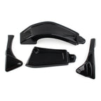 4X Gloss Black Frame Cover for Suzuki Boulevard M109 M109R (2006–2023)
