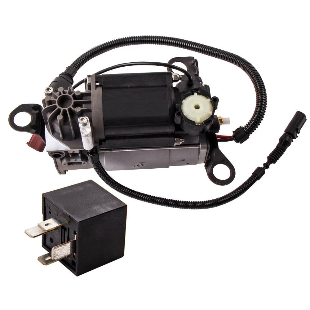 Air Suspension Compressor for Audi A8 Quattro (2003–2010) 4E0616007E & Relay