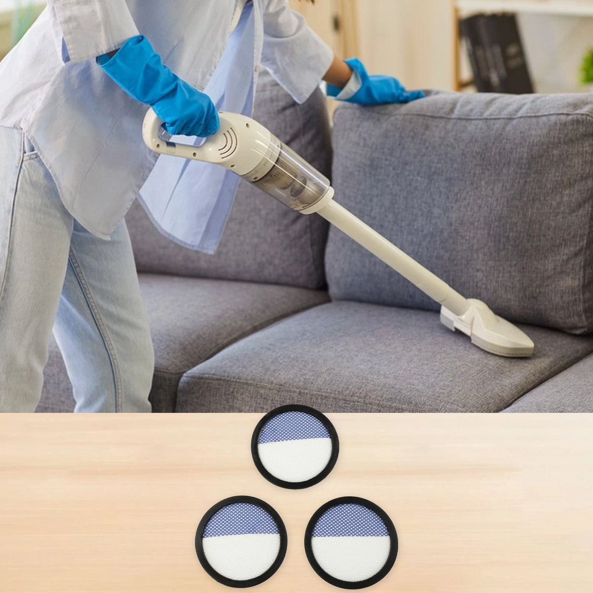 Cordless Filter P01108 for Eureka NEC380 NEC480 NEC580 (Non Woven Material)