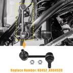 2X Rear Sway Bar Links 52320S5A013 52321S5A013 for Honda Civic (2001–2005)