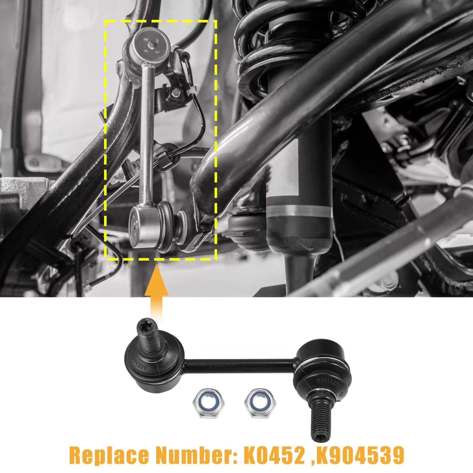 2X Rear Sway Bar Links 52320S5A013 52321S5A013 for Honda Civic (2001–2005)