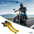 Adjustable Short Brake Clutch Levers for Suzuki GSX-8R (2022–2023) - Gold Tone