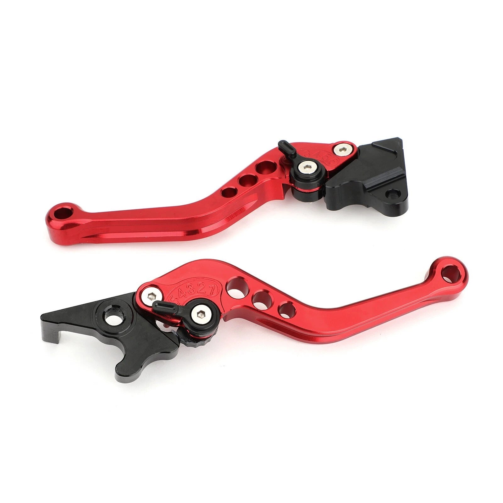 Set of 2 Aluminum Brake Clutch Levers for Honda PCX 125 (2011–2023) Red