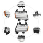 LED Turn Signal Lights w/DRL for 2018-2022 Jeep Wrangler JL ()