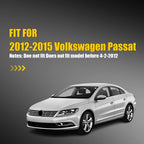 Heated Driver Left Side Mirror Glass for VW Passat (2006–2010)