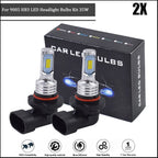 2X LED Headlight Bulbs for HB3 9005 High Beam (35W, 8000K Ice Blue)