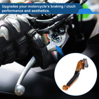 Adjustable Brake Clutch Lever for Suzuki GSXR150 (2017–2020) Orange Black