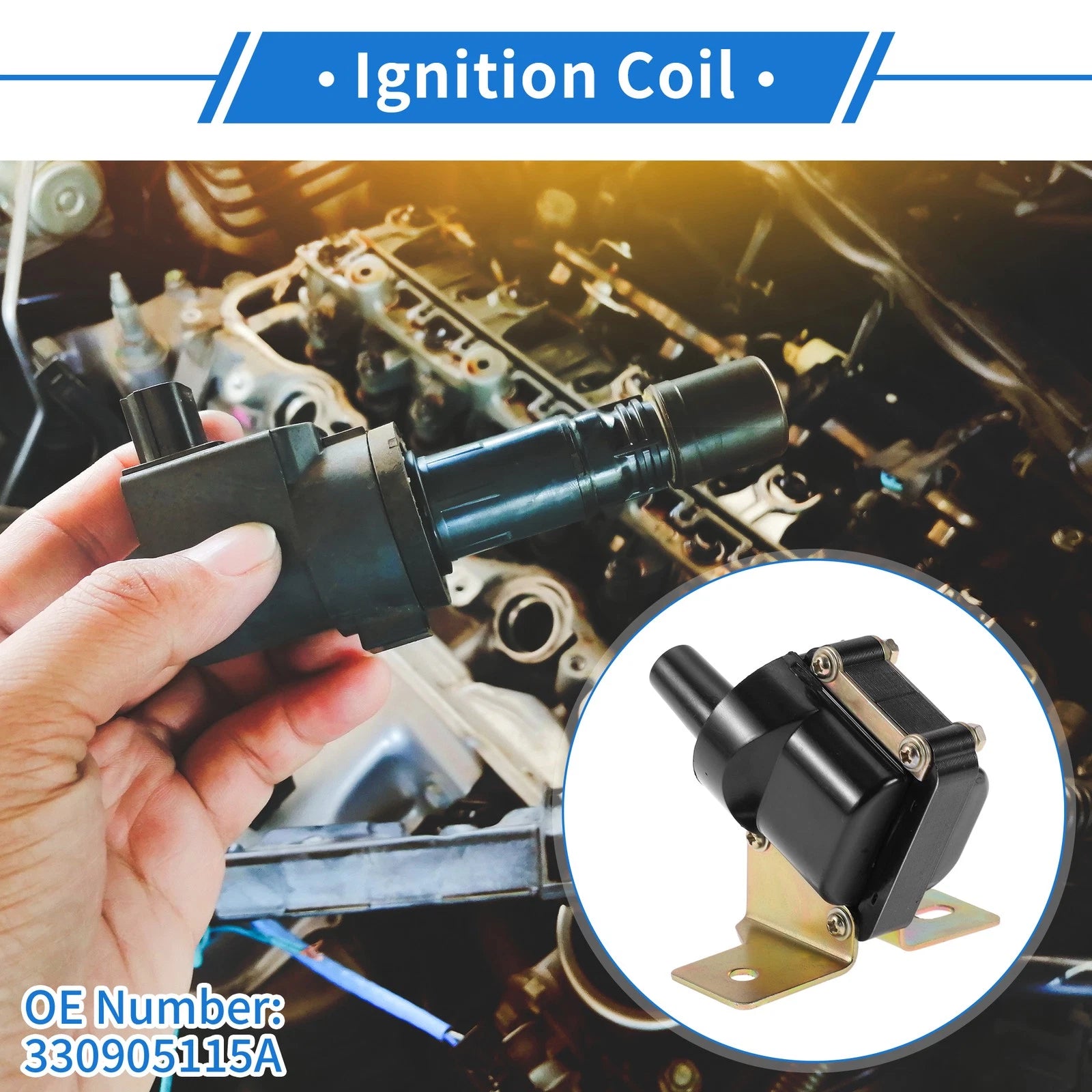Ignition Coil Pack No.330905115A for Volkswagen Santana (1996–2008)