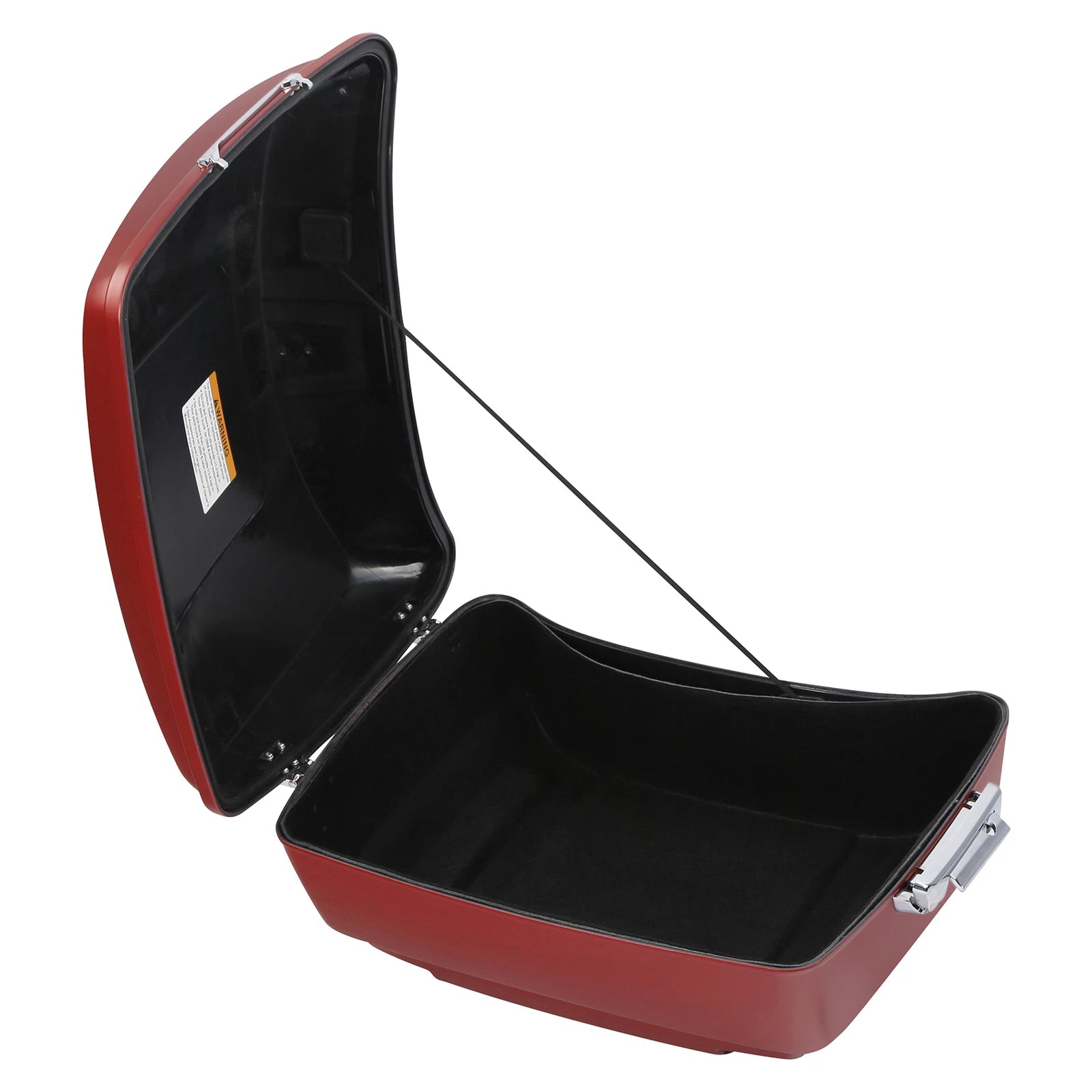 King Trunk for Harley Touring Glide (2014–2024) Wicked Red Denim